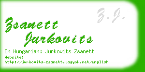 zsanett jurkovits business card